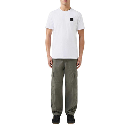 White - Lifestyle - Patrick Mens Patch T-Shirt