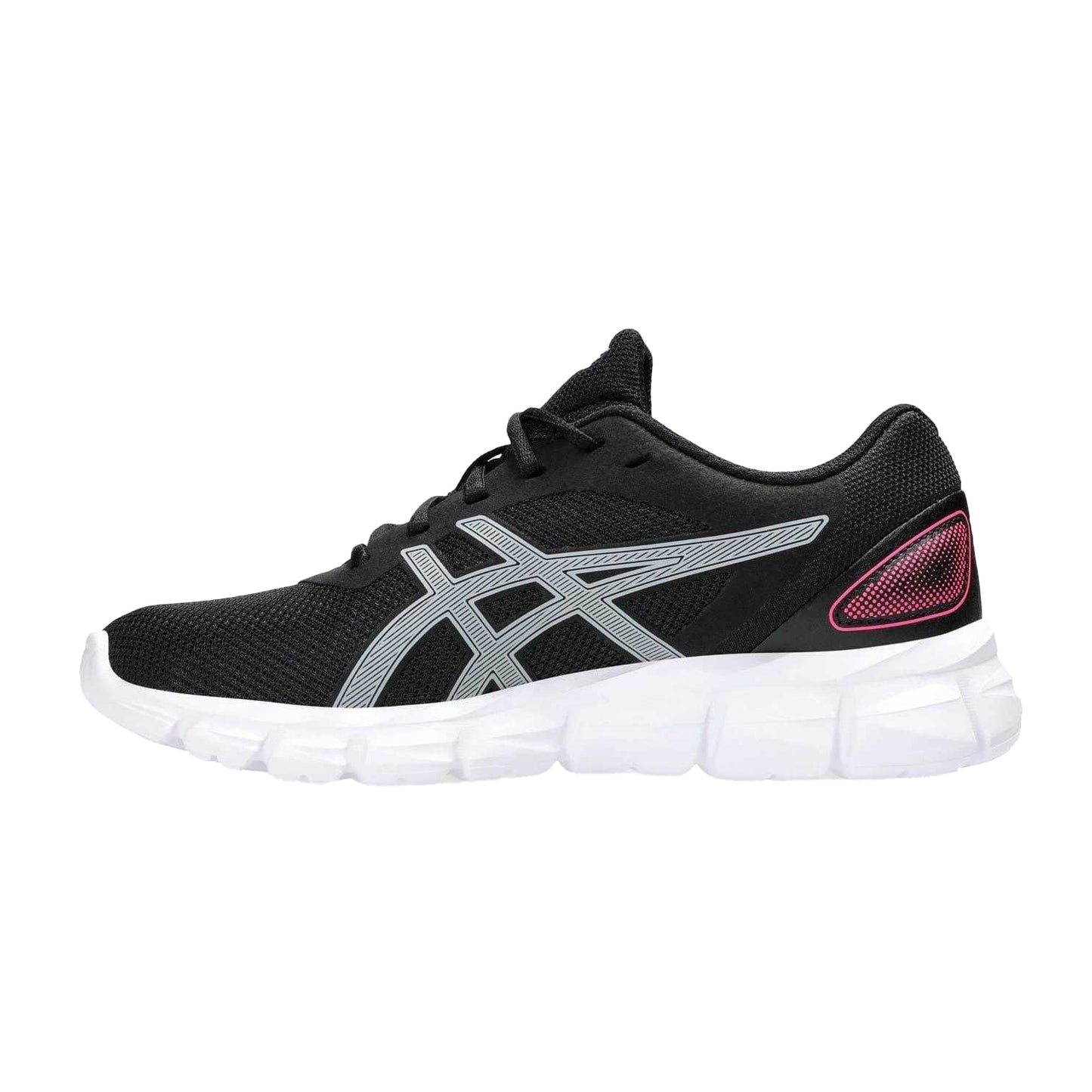 Black-Pink - Side - Asics Womens-Ladies Quantum Lyte Ii Trainers