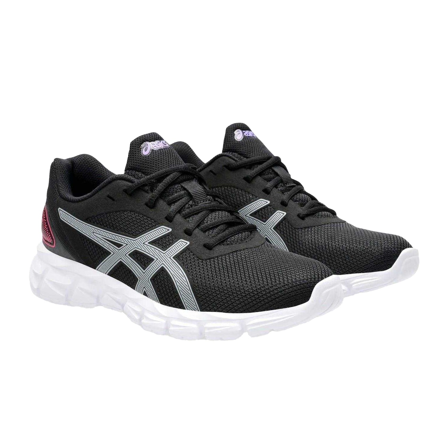 Black-Pink - Pack Shot - Asics Womens-Ladies Quantum Lyte Ii Trainers