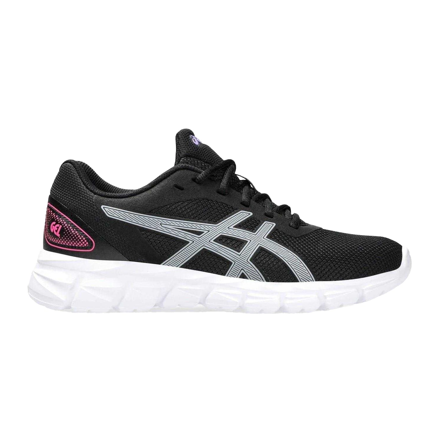 Black-Pink - Front - Asics Womens-Ladies Quantum Lyte Ii Trainers