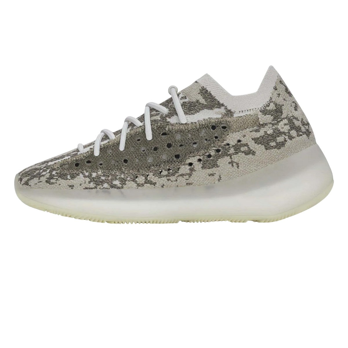 Grey - Side - Yeezy Unisex Adult 380 Boost Trainers