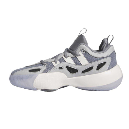 Grey Three - Side - Adidas Boys Trae Unlimited Basketball Shoes