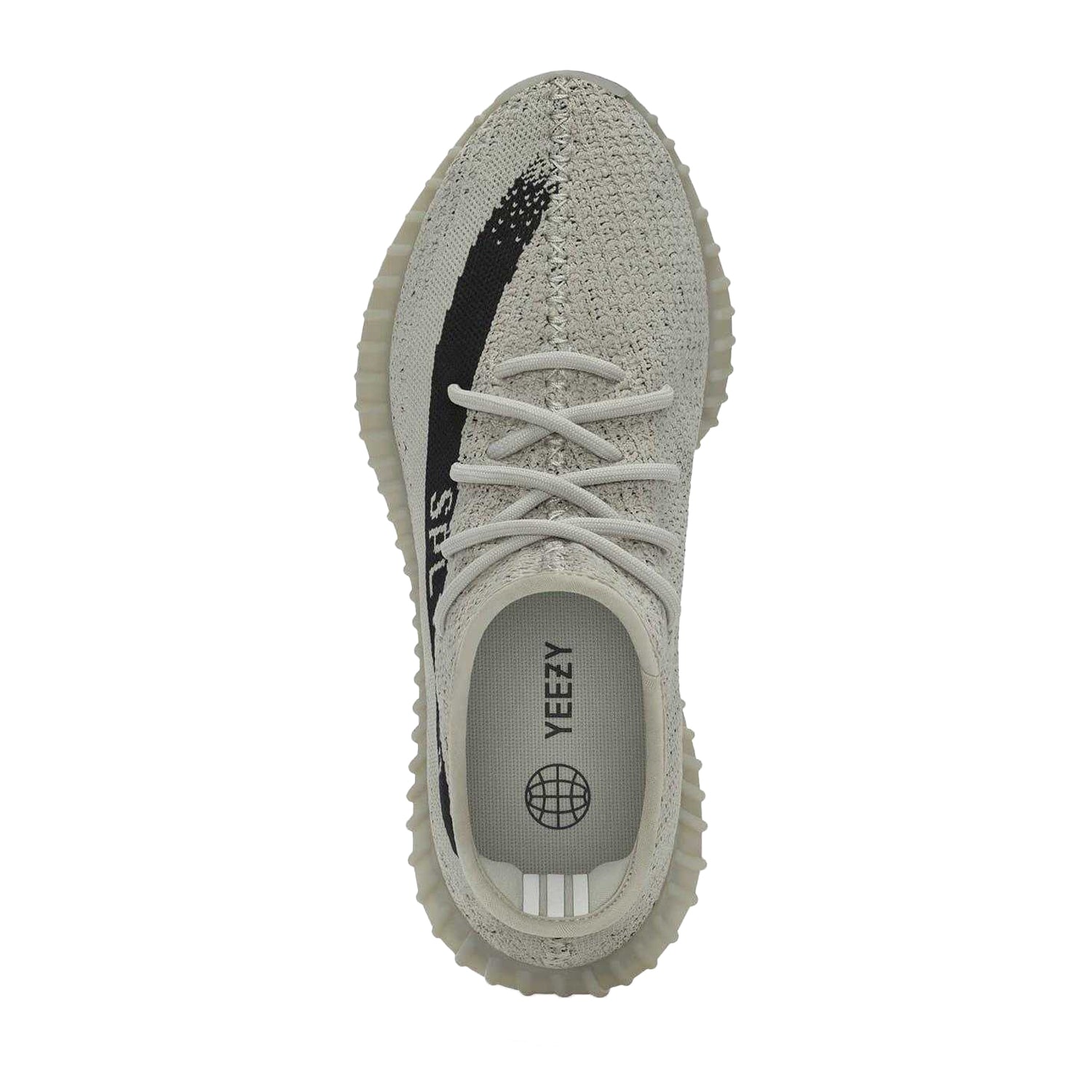 Slate-Core Black - Side - Yeezy Childrens-Kids Boost 350 V2 Trainers
