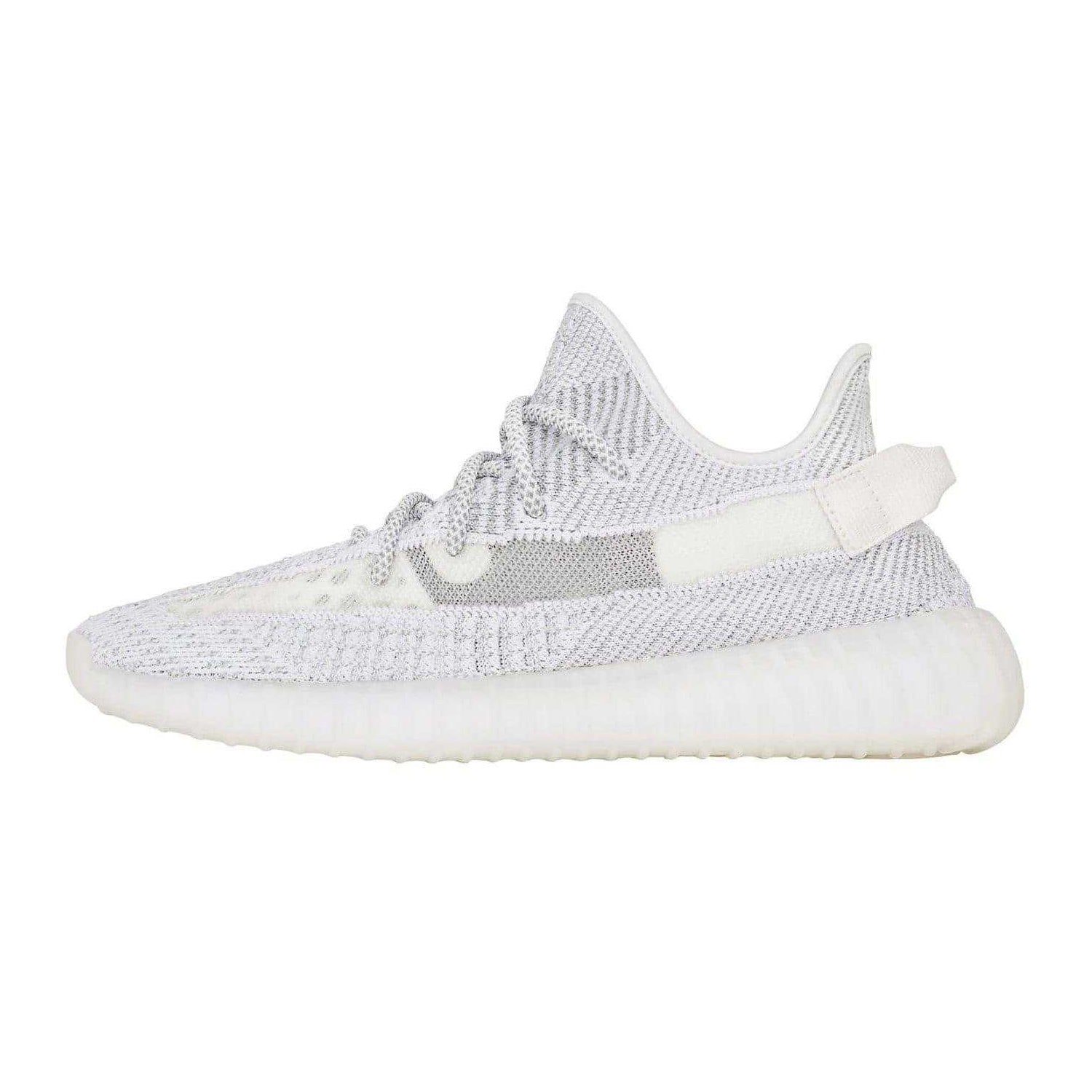Static Marl - Back - Yeezy Childrens-Kids Boost 350 V2 Trainers