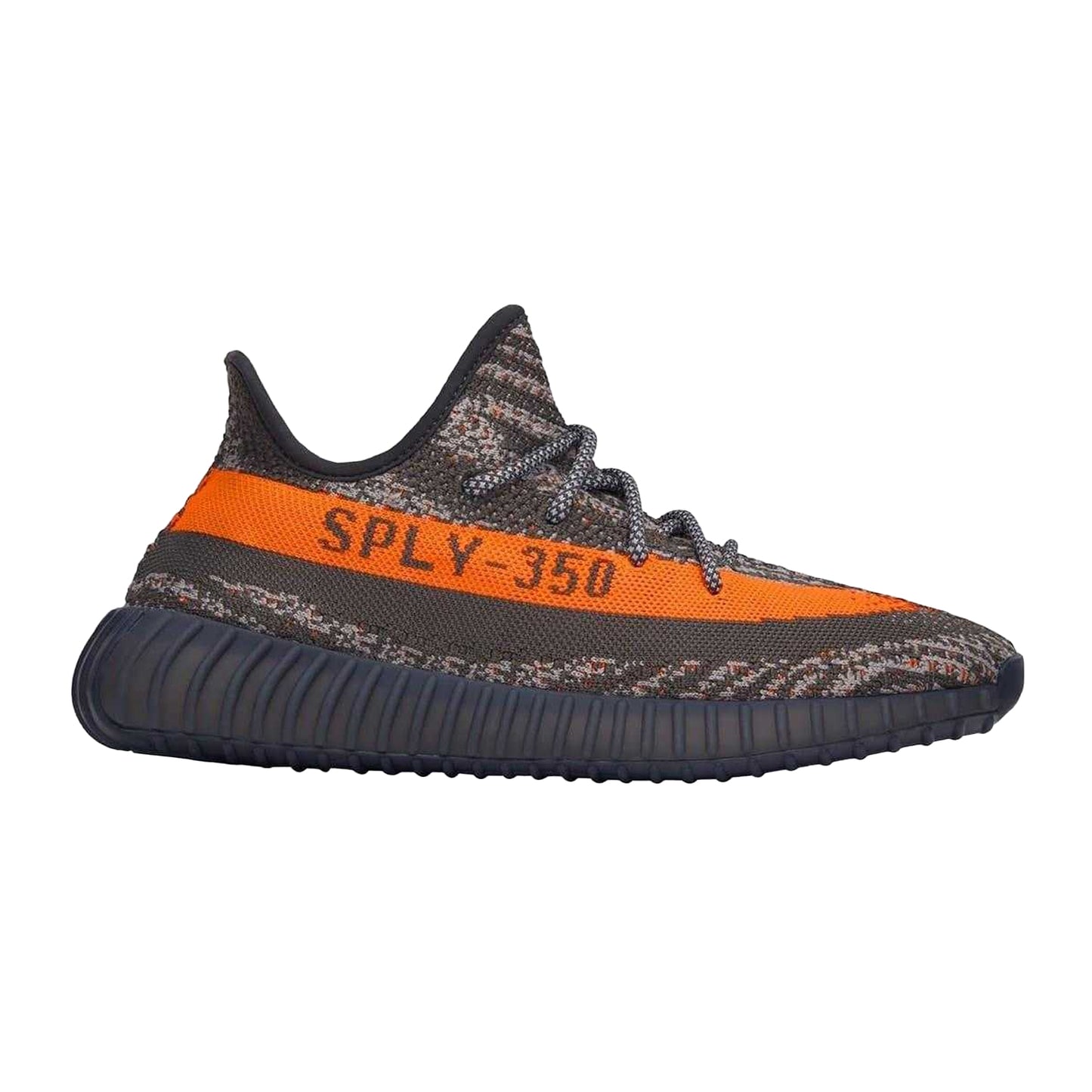 Carbon-Beluga - Front - Yeezy Childrens-Kids Boost 350 V2 Trainers