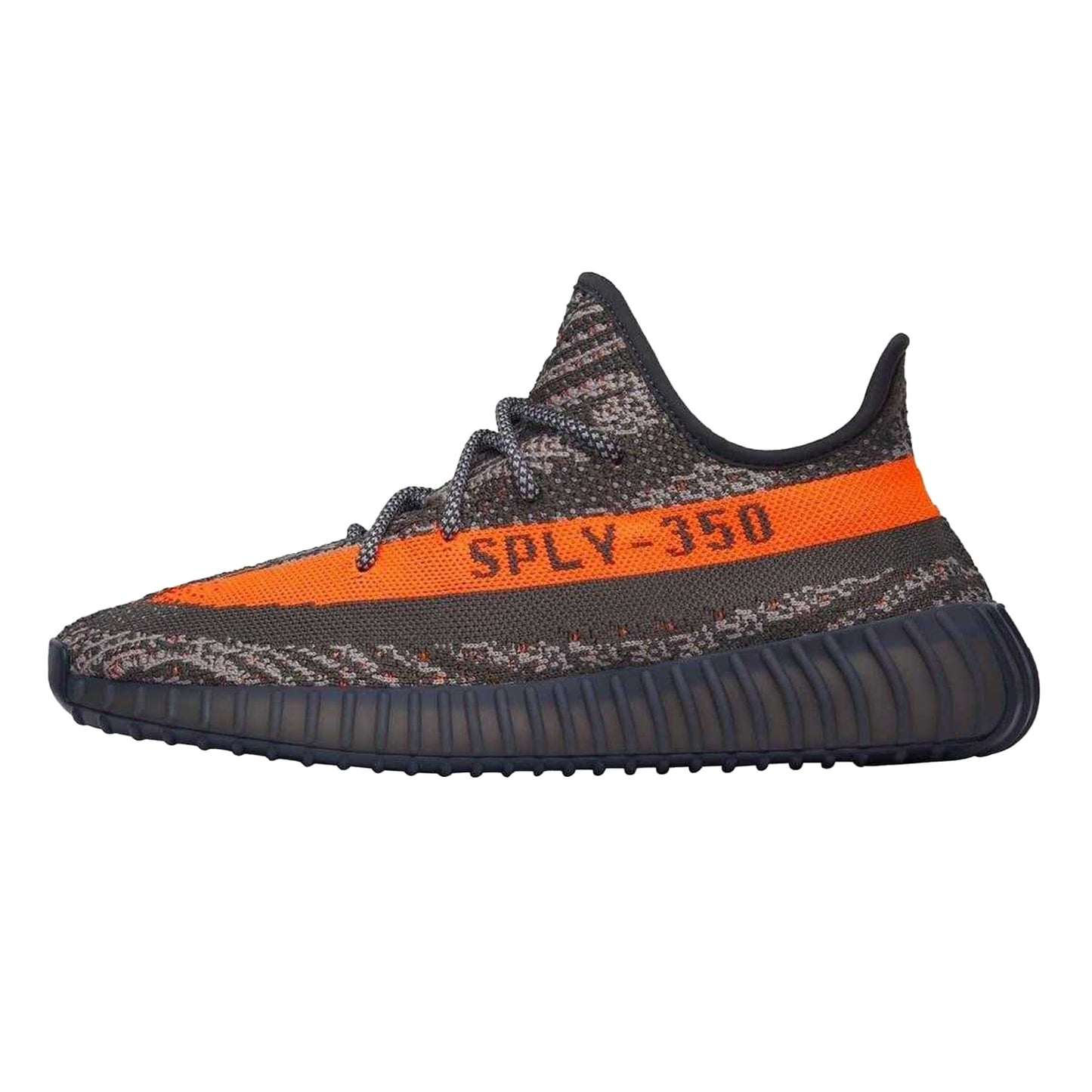 Carbon-Beluga - Back - Yeezy Childrens-Kids Boost 350 V2 Trainers