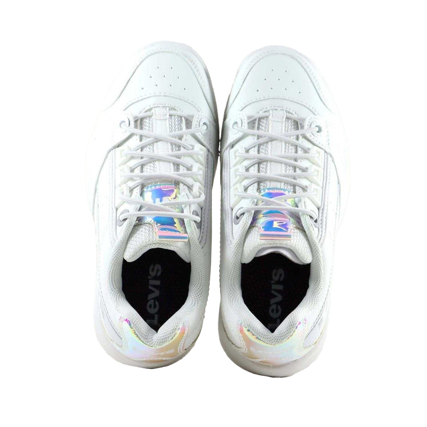 Mirror - Lifestyle - Levis Childrens-Kids Soho Iridescent Leather Trainers