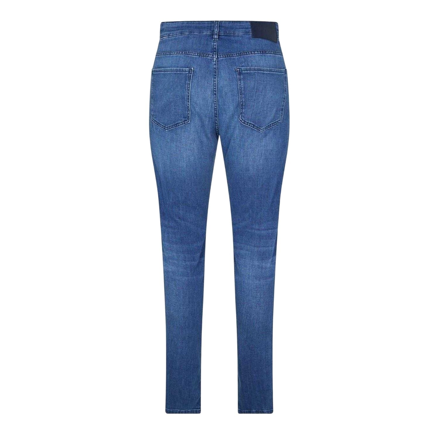 Navy - Back - Boss Mens Tabler 5 Pockets Slim Jeans
