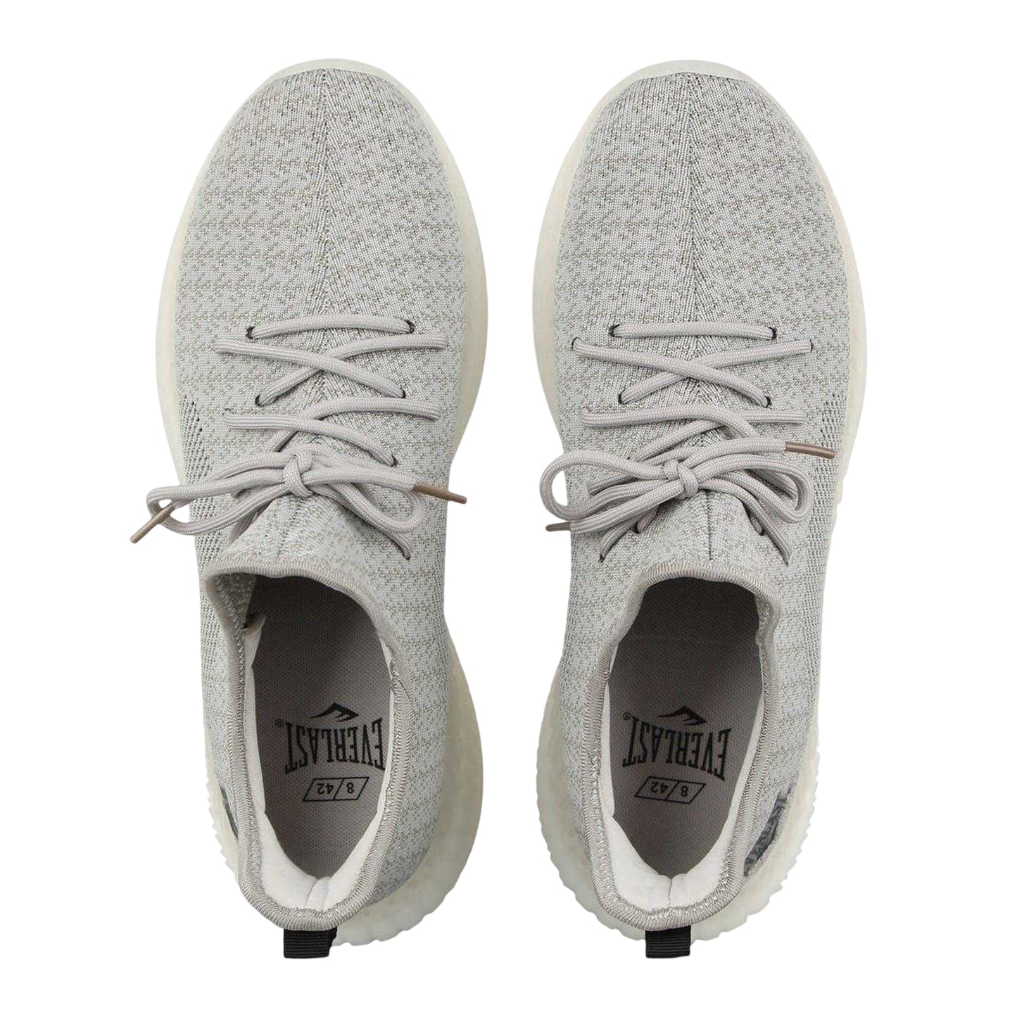 Grey - Side - Everlast Mens Skye Heathered Trainers