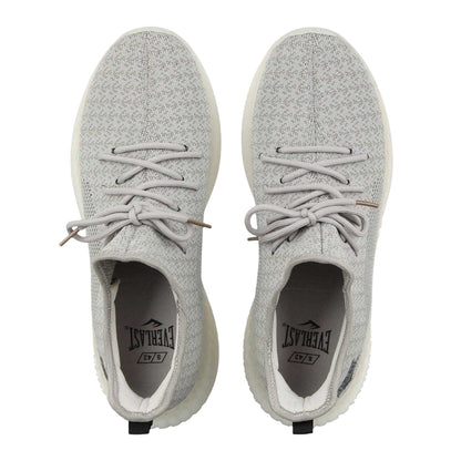 Grey - Side - Everlast Mens Skye Heathered Trainers
