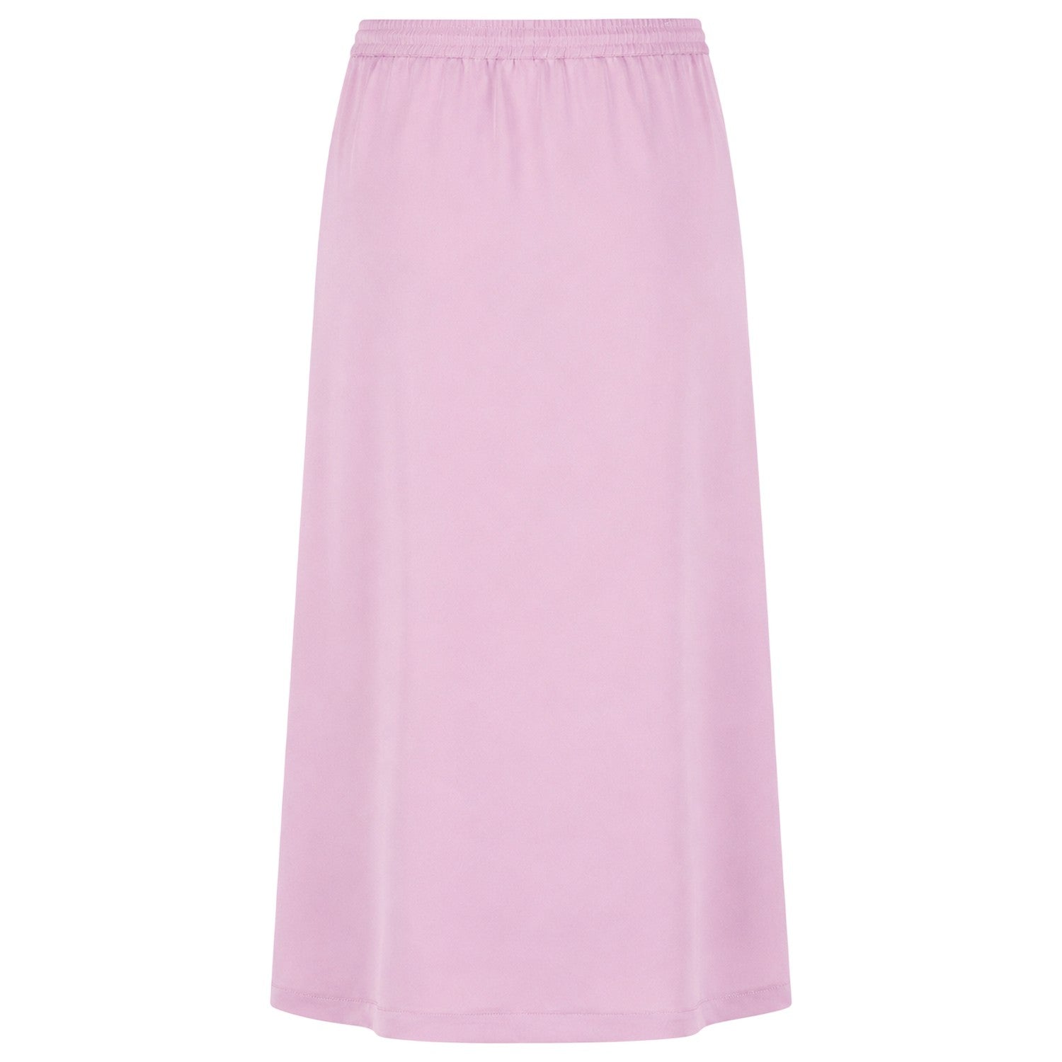 Pink - Back - Boss Womens-Ladies Vesala Midi Pencil Skirt