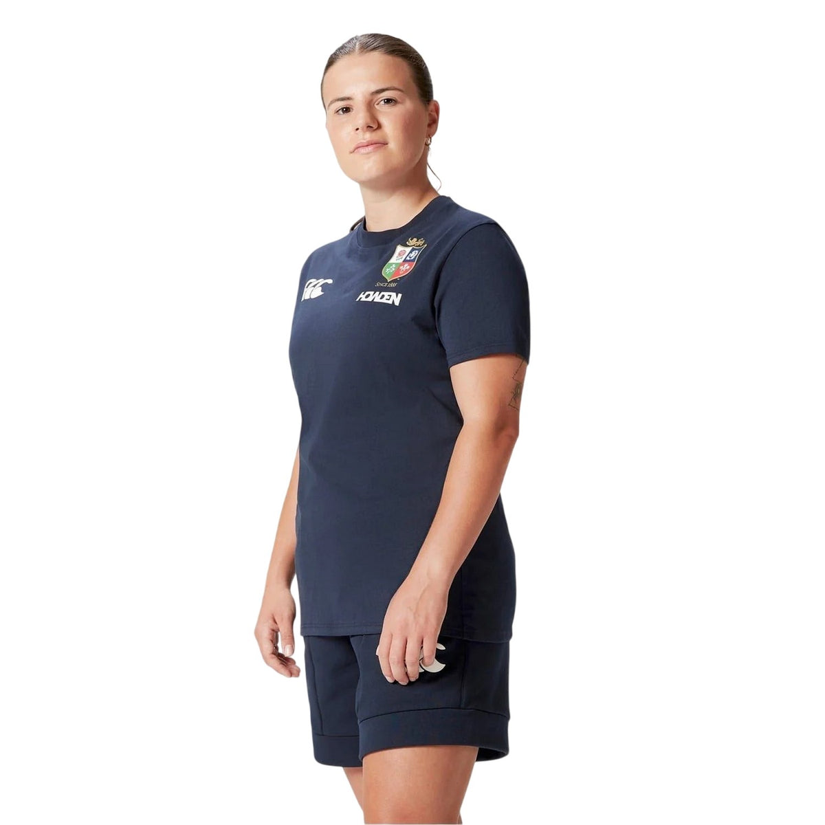 Dark Sapphire - Side - Canterbury Womens-Ladies 2024 British & Irish Lions Rugby T-Shirt