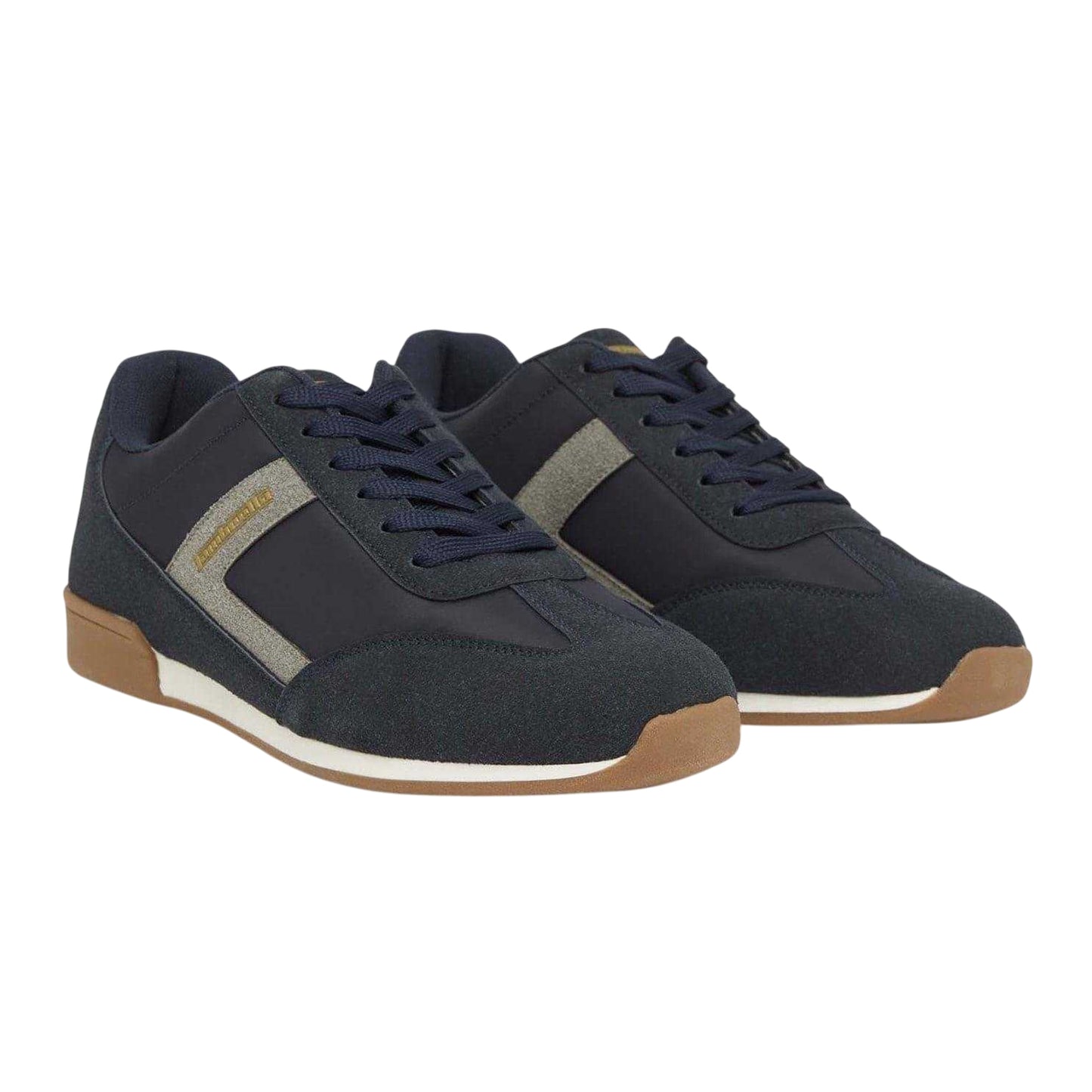 Navy - Back - Lambretta Mens Panther Trainers