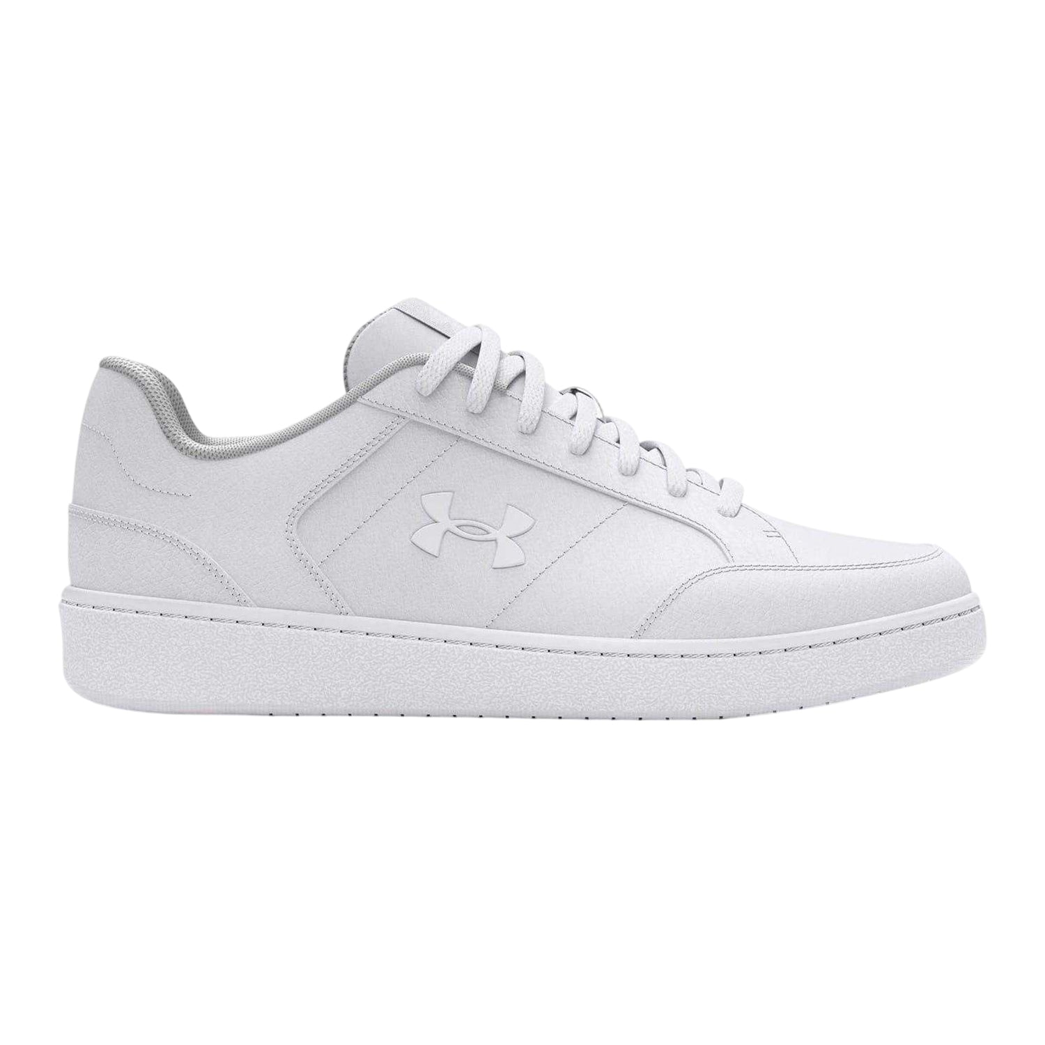 White - Front - Under Armour Mens Official Leather Shoes