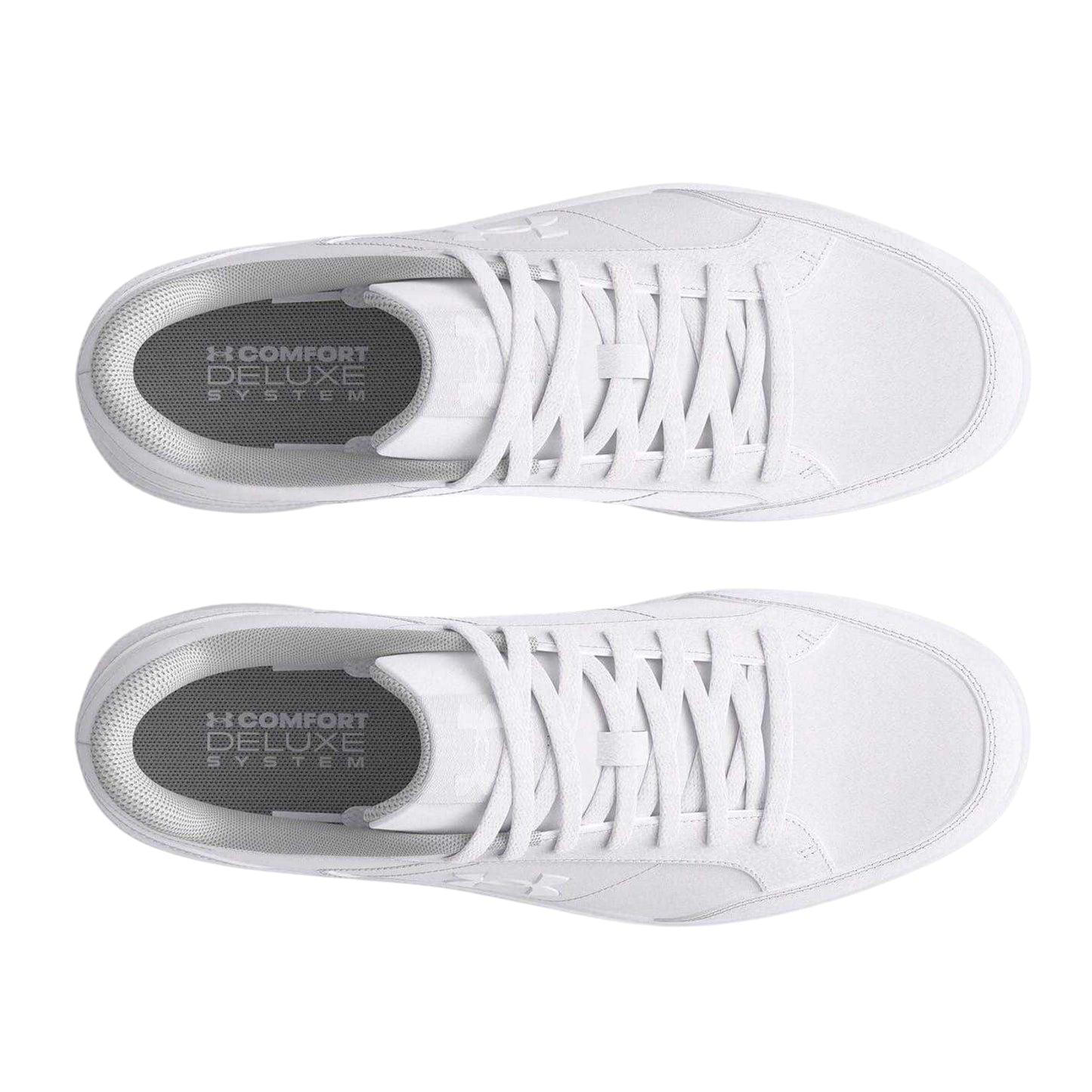 White - Side - Under Armour Mens Official Leather Shoes