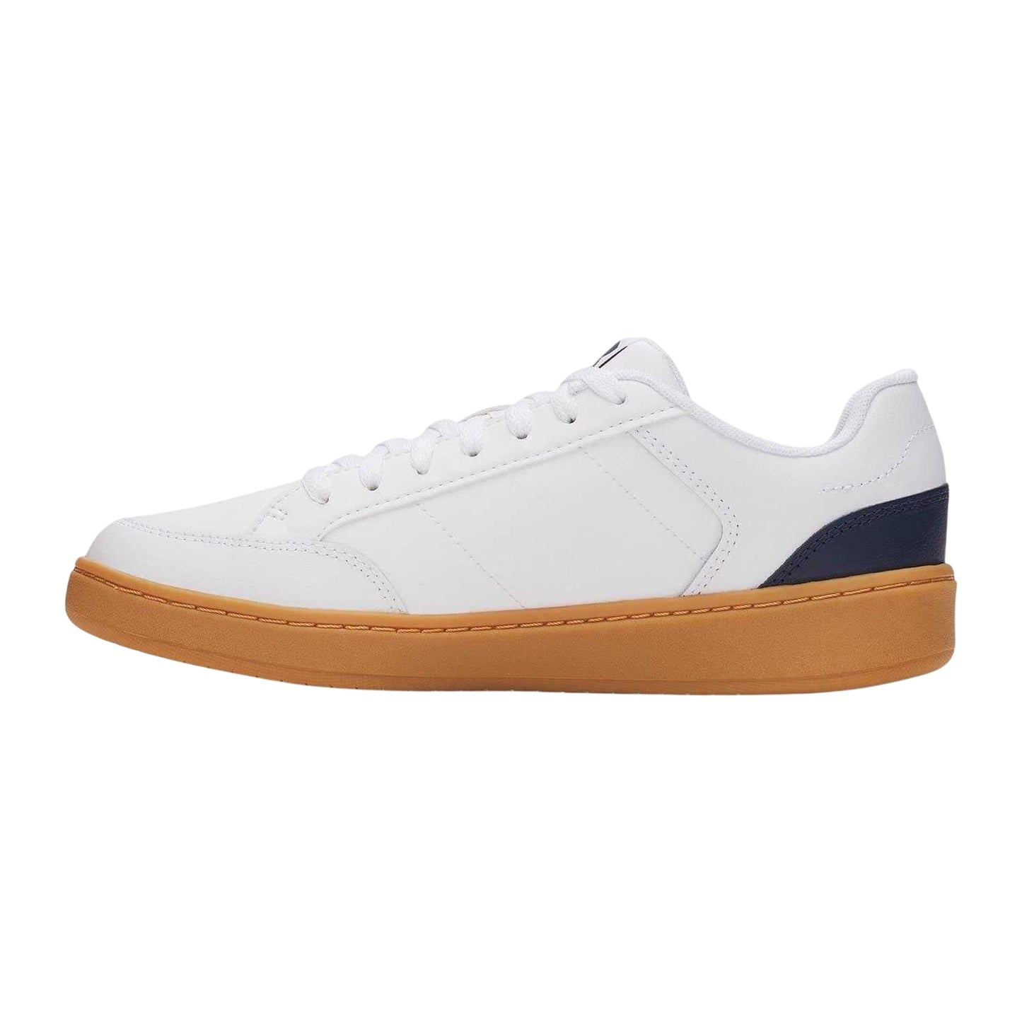 White-Gum-Navy - Back - Under Armour Mens Official Leather Shoes