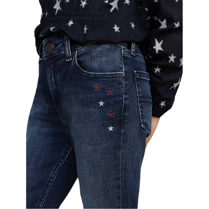 Blue-Black - Side - Tommy Hilfiger Girls Bootcut Jeans