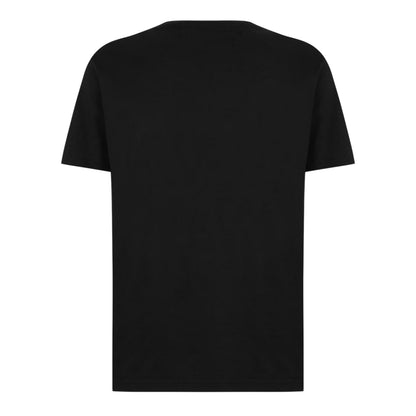 True Black - Back - Original Penguin Mens Basic Crew Neck T-Shirt