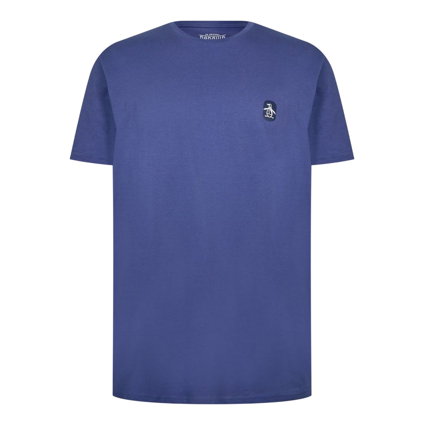 Indigo - Front - Original Penguin Mens Basic Crew Neck T-Shirt