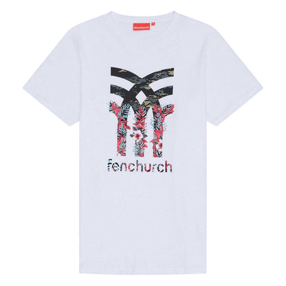 White - Front - Fenchurch Mens Prinevil T-Shirt