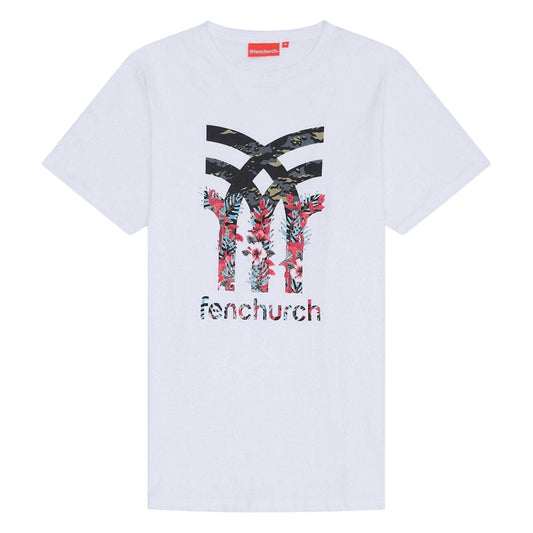 White - Front - Fenchurch Mens Prinevil T-Shirt