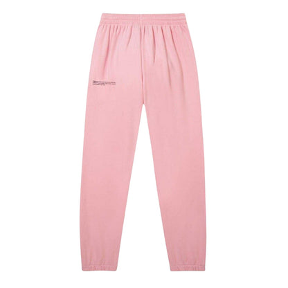 Pink - Back - Pangaia Childrens-Kids 365 Cotton Logo Jogging Bottoms
