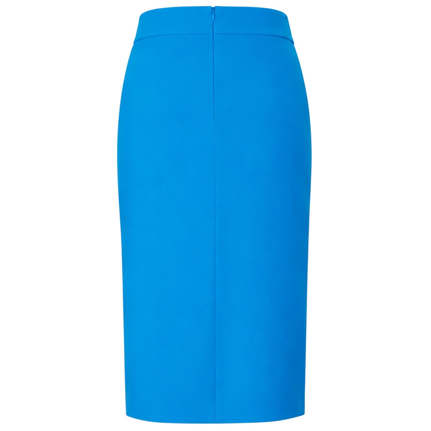 Bright Blue - Back - Boss Womens-Ladies Vemboka3 Regular Pencil Skirt