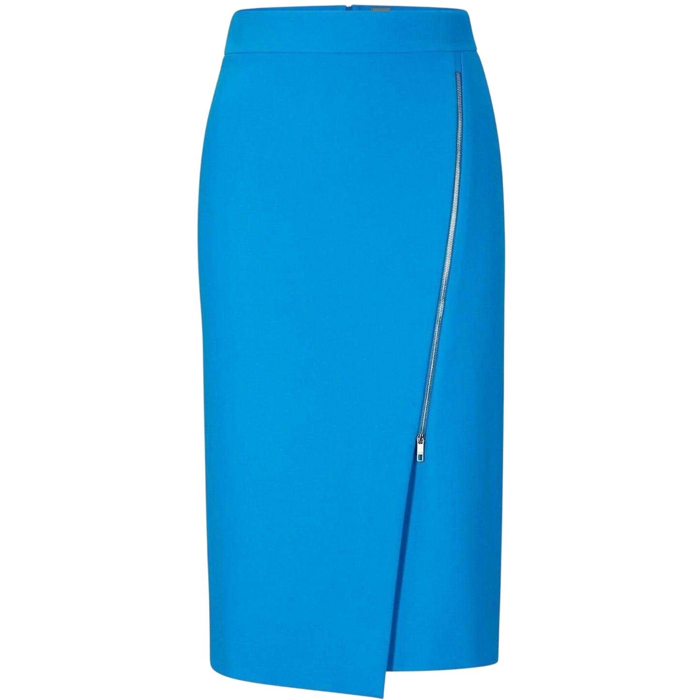 Bright Blue - Front - Boss Womens-Ladies Vemboka3 Regular Pencil Skirt