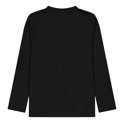Black - Back - Boss Childrens-Kids Logo Long-Sleeved T-Shirt
