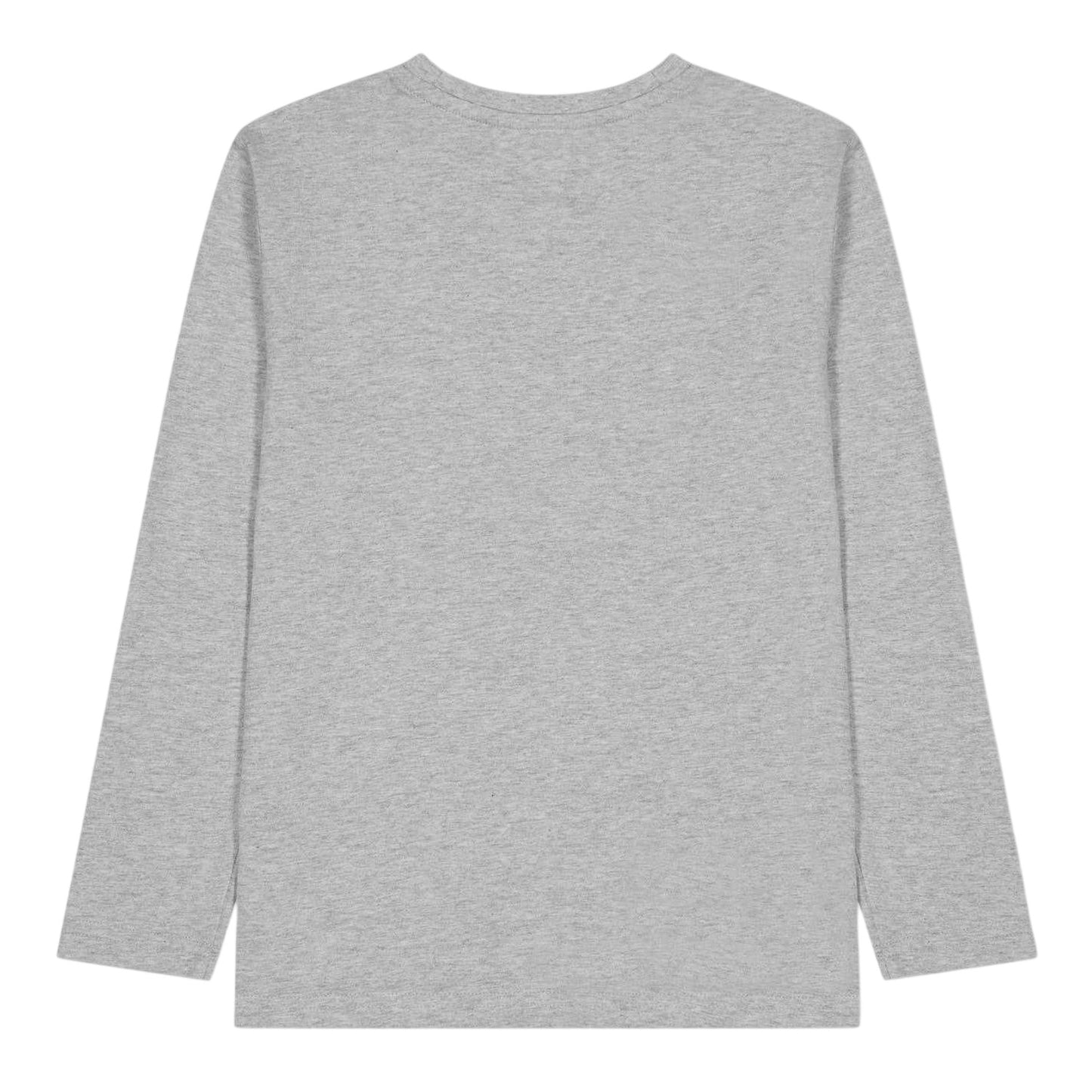 Grey - Back - Boss Childrens-Kids Logo Long-Sleeved T-Shirt
