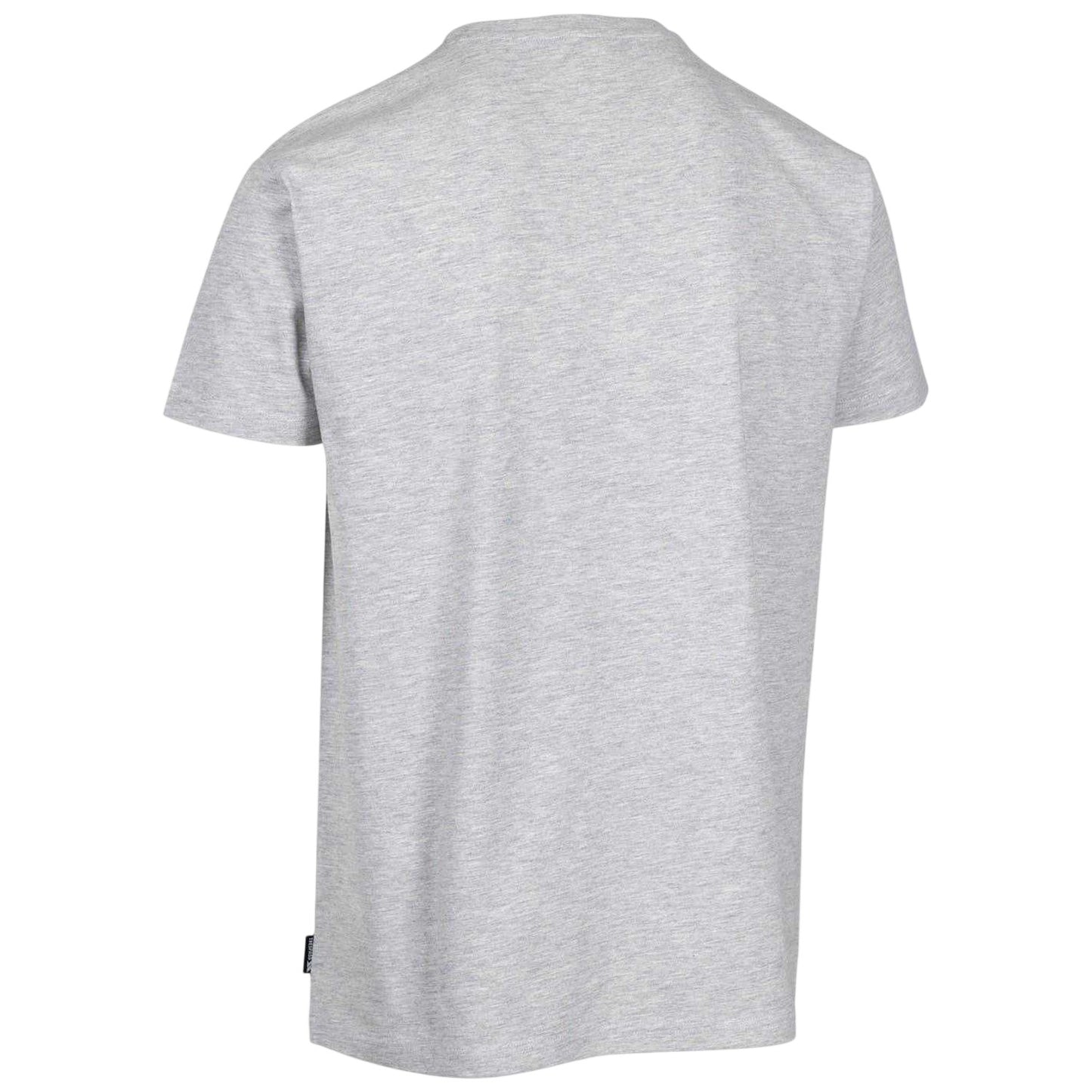 Grey Marl - Back - Trespass Mens Chera Topographic Crew Neck T-Shirt