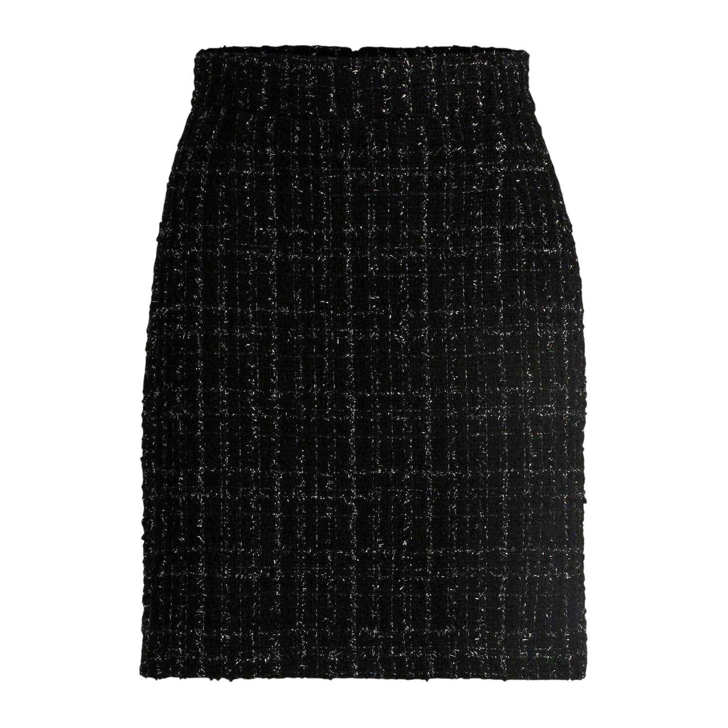Black - Front - Boss Womens-Ladies Viliana Regular Mini Skirt