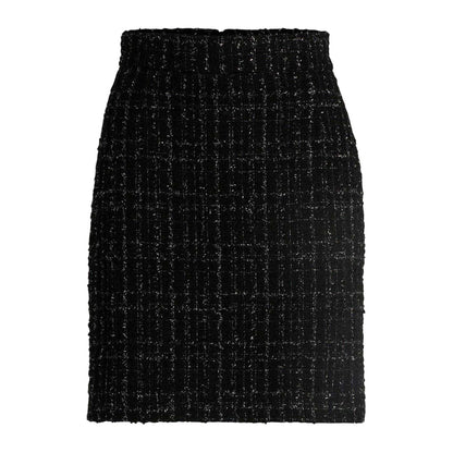 Black - Front - Boss Womens-Ladies Viliana Regular Mini Skirt