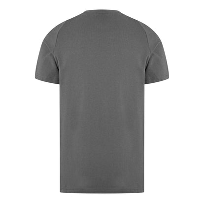 Medium Grey - Back - Hugo Mens Tape T-Shirt