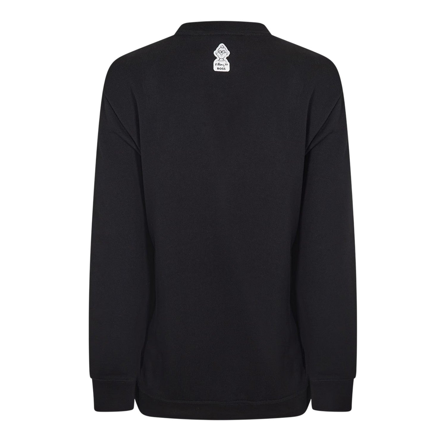 Black - Back - Boss Womens-Ladies Keith Haring Sweatshirt