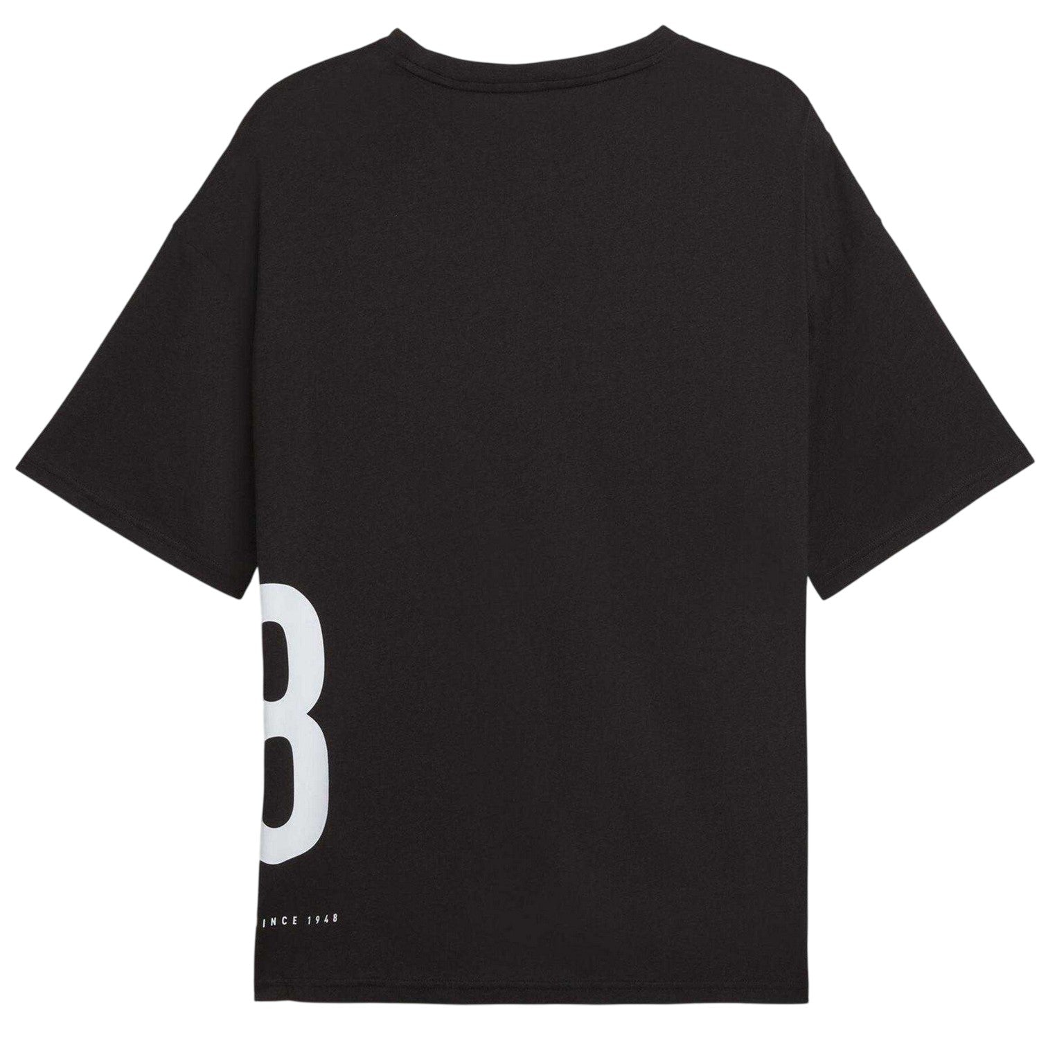 Puma Black - Back - Puma Unisex Adult Graphic Oversized Training T-Shirt