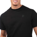 Black-Silver - Pack Shot - DKNY Mens Logo T-Shirt (Pack of 3)