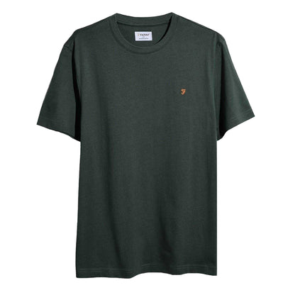 Evergreen - Front - Farah Mens Logo Regular T-Shirt