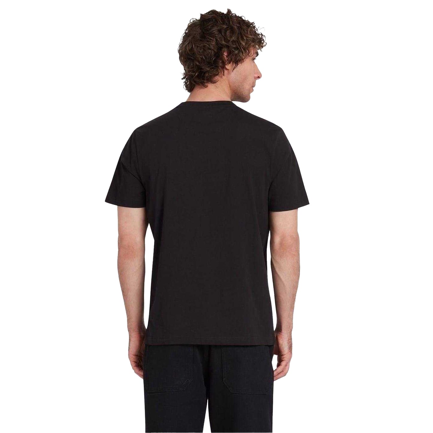 Black - Back - Farah Mens Logo Regular T-Shirt