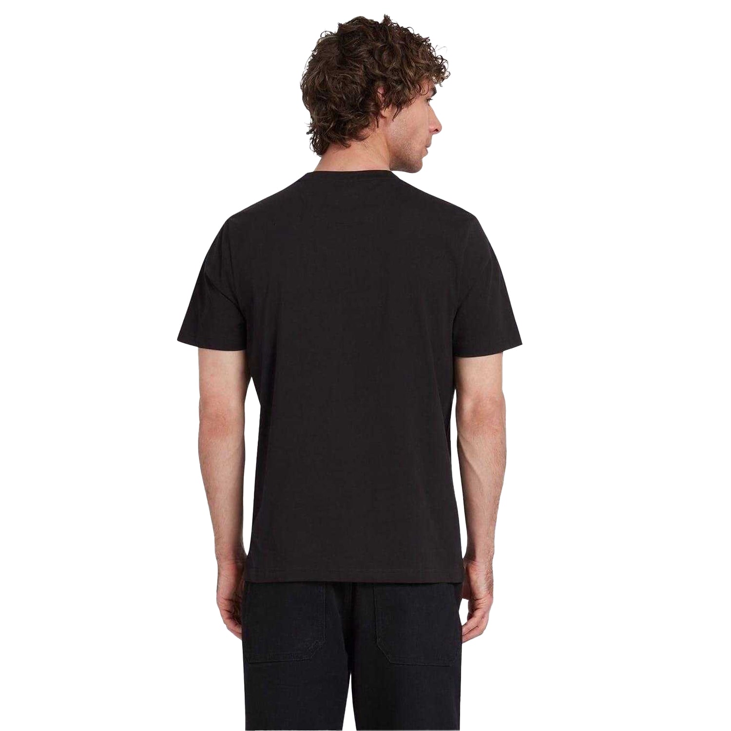 Black - Back - Farah Mens Logo Regular T-Shirt