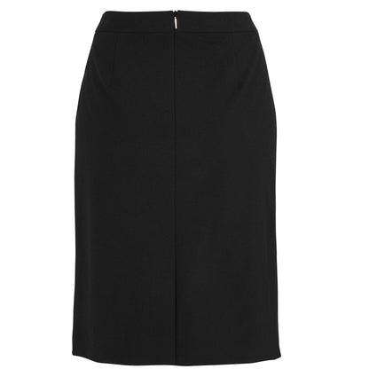 Black - Back - Boss Womens-Ladies Vilea Plain Pencil Skirt