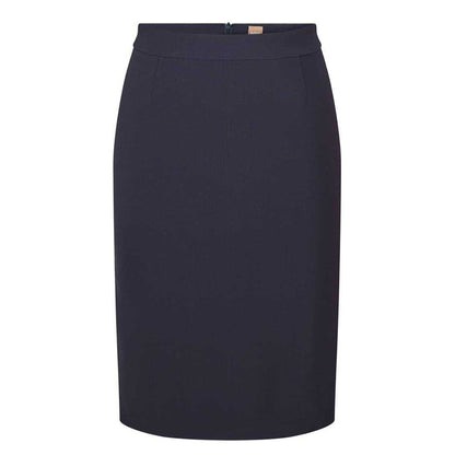 Blue - Front - Boss Womens-Ladies Vilea Plain Pencil Skirt
