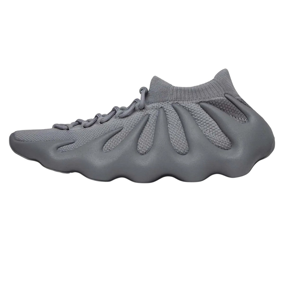 Grey - Side - Yeezy Mens 450 Trainers