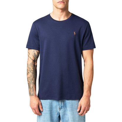Blue - Lifestyle - Ralph Lauren Mens Pima Cotton Regular T-Shirt