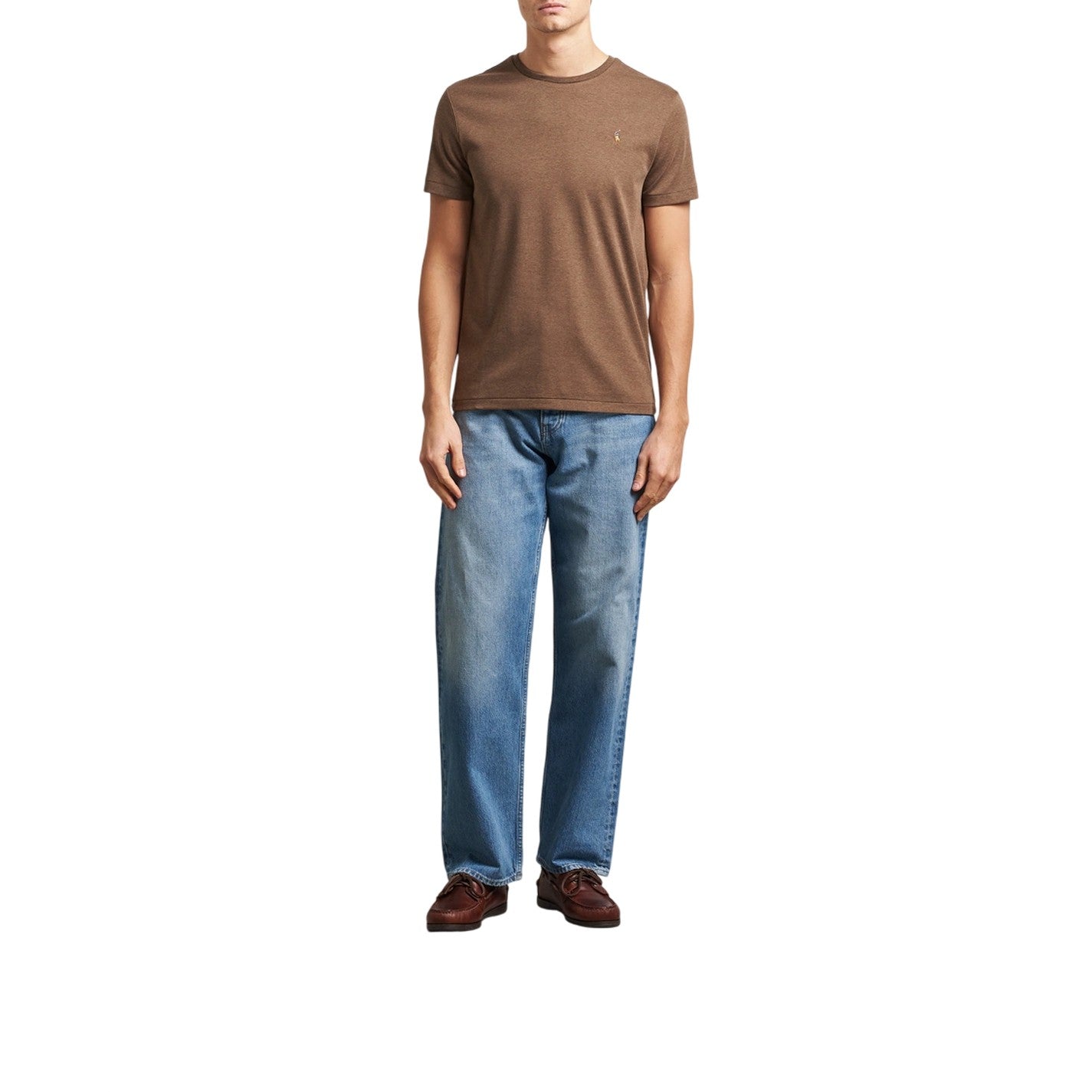 Brown - Lifestyle - Ralph Lauren Mens Pima Cotton Regular T-Shirt