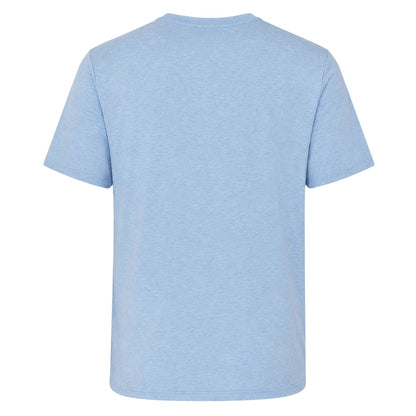 Light Heather Blue - Back - Ralph Lauren Mens Pima Cotton Regular T-Shirt