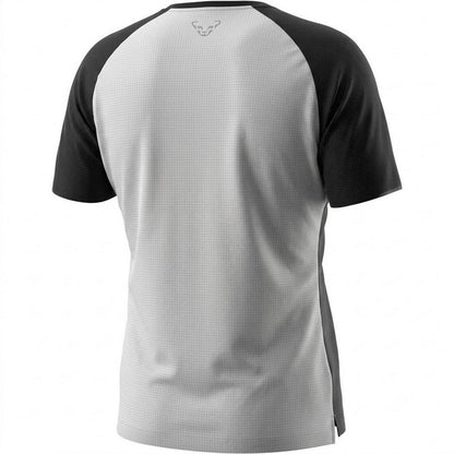 Black-Nimbus Cloud - Back - Dynafit Mens Ride Crew Neck Raglan T-Shirt