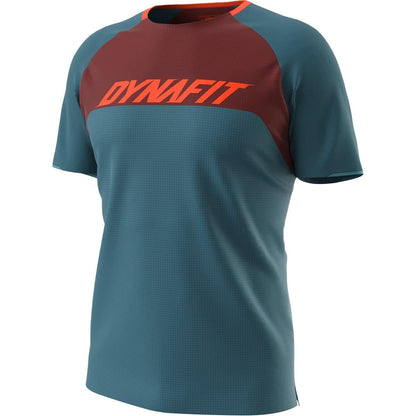 Mallard Blue - Front - Dynafit Mens Ride Crew Neck Raglan T-Shirt