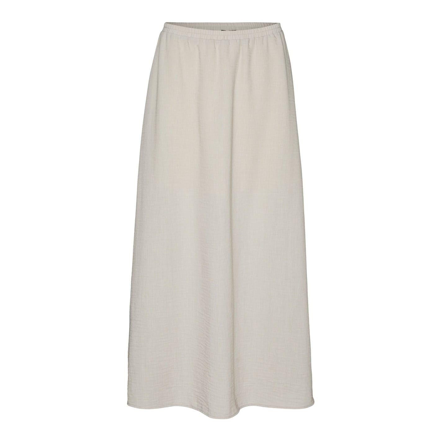 Silver - Back - Vero Moda Womens-Ladies Kita Maxi Skirt