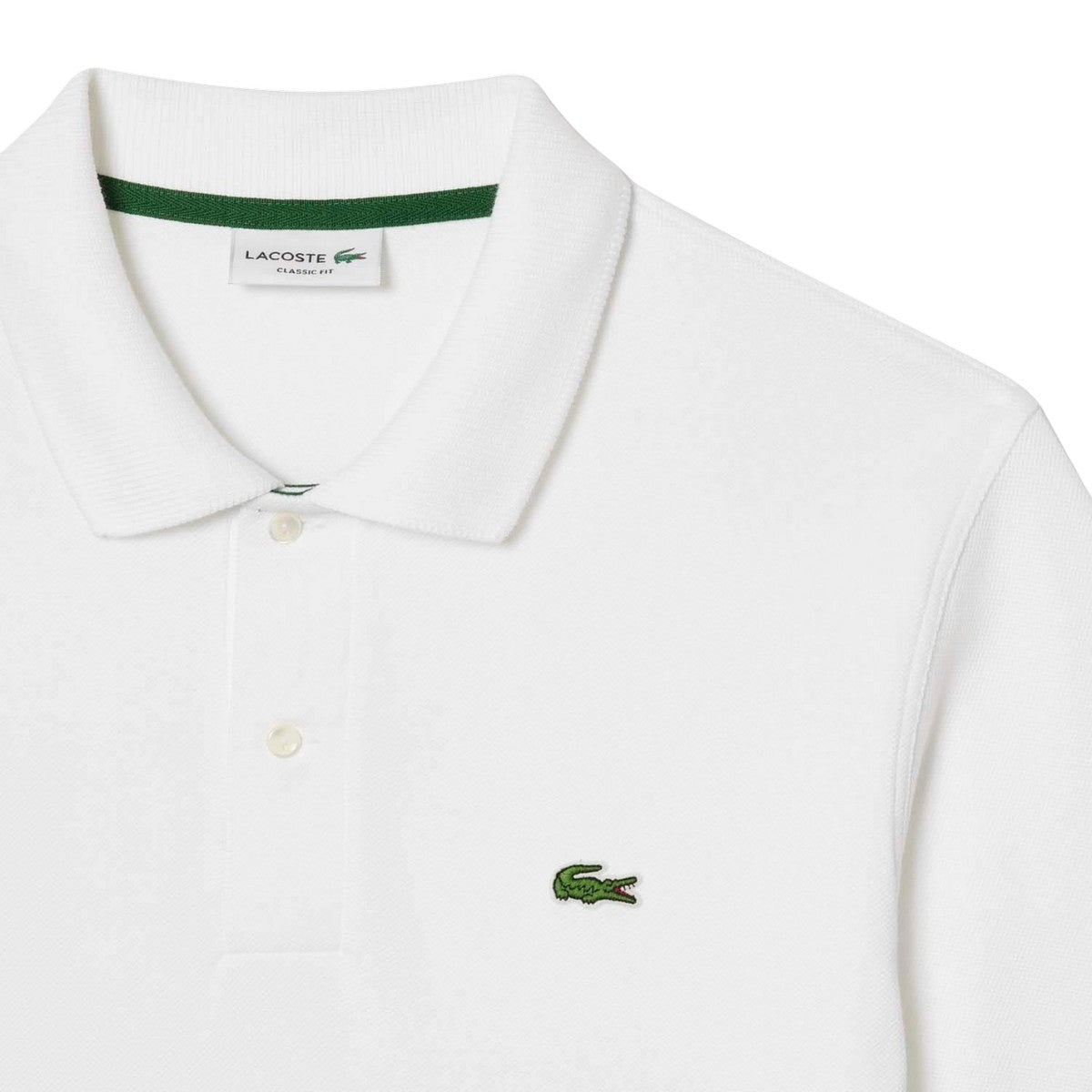 White - Lifestyle - Lacoste Mens L.12.21 Pique Classic Polo Shirt
